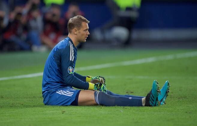 Football DFB Hamburg 06 09 2019 Volksparkstadion EM Qualification Group C 5 Matchday Germany vs. Netherlands 2 4 TW Manuel NEUER 1 GER After 1 2 Goals for NED