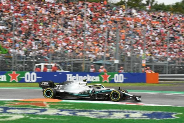 Valtteri Bottas 77, Mercedes AMG Petronas Motorsport , Formula 1, Italian Grand Prix, 3 Free Practice, 07 09 2019 Formula 1, Italian Grand Prix, 7 Free Practice, 07 09 2019 Monza Copyright: xEIBNER Florian_Schustx ep_fsu