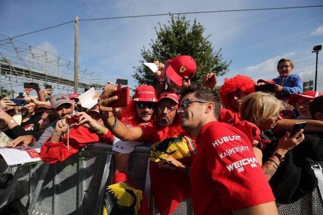 Photo4 LaPresse 07 09 2019 Monza, Italy Grand Prix Formula One Italia 2019 In the pic: Charles Leclerc (MON) Scuderia Ferrari SF90  Copyright: xPhoto4 LaPressex