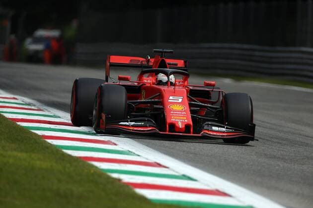Photo4 LaPresse 07 09 2019 Monza, Italy Grand Prix Formula One Italia 2019 In the pic: Sebastian Vettel (GER) Scuderia Ferrari SF90  Copyright: xPhoto4 LaPressex