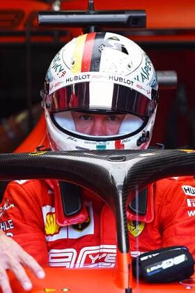 07 09 2019, xekx, Motorsport FIA Formula 1, Italian Grand Prix Qualifying emspor, Sebastian Vettel Ferrari climbs in his racing car a DFL DFB REGULATIONS PROHIBIT ANY USE OF PHOTOGRAPHS as IMAGE SEQUENCES and or QUASI VIDEO Monza eel-fotografie Eberhard Krieger