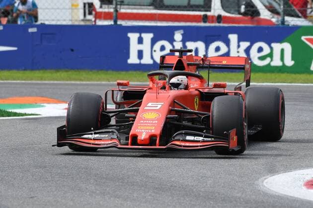 Sebastian Vettel 5, Scuderia Ferrari Mission Winnow , Formula 1, Grand Prix of Italy, 3 Free Practice, 07 09 2019 Formula 1, Grand Prix of Italy, 7 Free Practice, 07 09 2019 Monza Copyright: xEIBNER Florian_Schustx ep_fsu