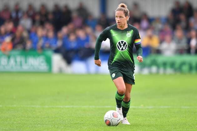 Babett Peter Wolfsburg, 8 in forward run with ball, 07 09 2019, Cologne Germany , Football , DFB Cup 2 Round SpVg Berghofen VFL Wolfsburg, DFB DFL REGULATIONS PROHIBIT ANY USE OF PHOTOGRAPHS AS IMAGE SEQUENCES AND OR QUASI VIDEO xmkx
