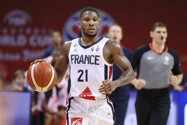 Andrew Albicy (France) BASKET BALL : France vs Lituanie - Championnats du monde - FIBA - Nanjing - 07 09 2019 SebastienMeunier Panoramic 