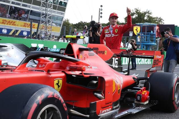 Photo4 LaPresse 07 09 2019 Monza, Italy Grand Prix Formula One Italia 2019 In the pic: Charles Leclerc (MON) Scuderia Ferrari SF90  Copyright: xPhoto4 LaPressex