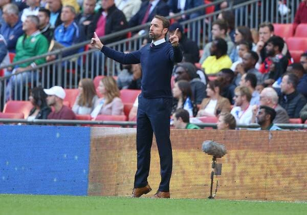 England v Bulgaria UEFA EURO, EM, Europameisterschaft,Fussball 2020 Qualifiers England Manager Gareth Southgate during the UEFA Euro 2020 Qualifiers match at Wembley Stadium, London Content Not Available For UK Newspapers Copyright: xPaulxChestertonx FIL-13623-0007