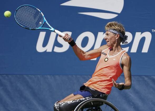 Sabine Ellerbrock, Wheelchair Women Singles Tennis US Open 2019 Grand Slam Billie Jean King Tennis Center New York New York USA 7 September 2019 Copyright: xJuergenxHasenkopfx