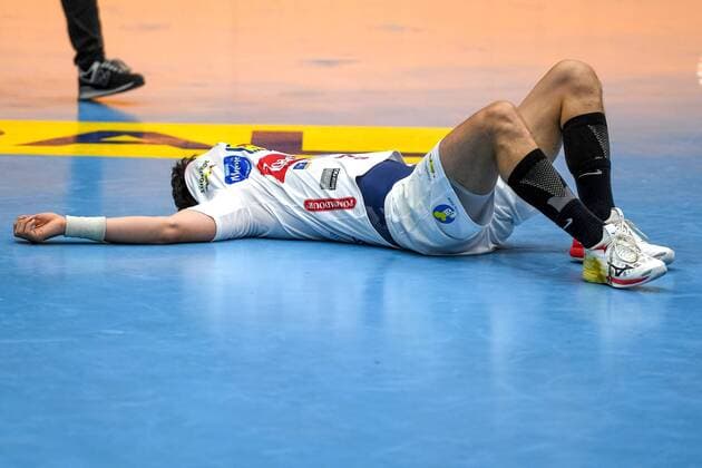 HANDBALL - EHF Cup, Hard vs Bozen HARD,AUSTRIA,07.SEP.19 - HANDBALL - EHF Cup, qualification, HC Hard vs SSV Bozen. Image shows the disappointment of Martin Sonnerer (Bozen). GEPAxpictures xOliverxLerch