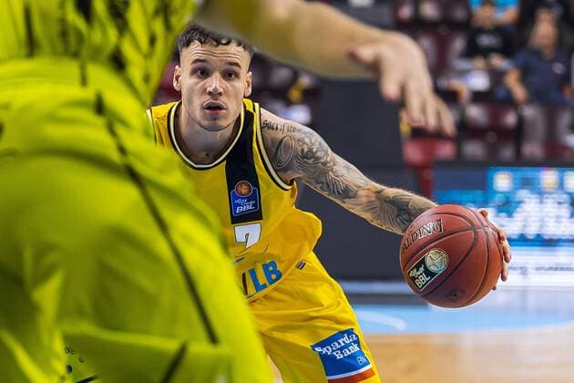 Ludwigsburg, Germany 07 September 2019 Test match BBL 19 20 MHP Giant Ludwigsburg vs. Ehningen Original ring Konstantin Konga Ludwigsburg Ludwigsburg MHP Arena Baden Württemberg Germany