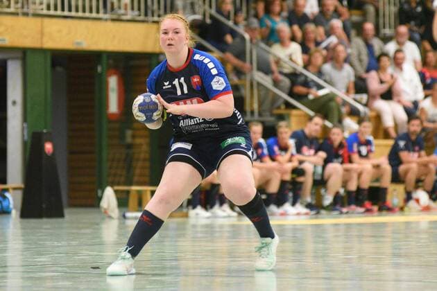 Kerstin Foth SG H2Ku Herrenberg Kuties 11 SG H2Ku Herrenberg, Handball, league game, 07 09 2019, photo TBaur Eibner SG H2Ku Herrenberg Kuties vs Waiblingen Tigers Herrenberg Copyright: xEIBNER TobiasxBaurx EP_TBR