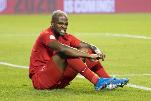 September 7, 2019, Toronto, Ontario, Canada: Cyle Larin (9) in action during the Canada vs Cuba - Nations League qualifier game Canada vs Cuba - Nations League qualifier - ZUMAm154 20190907_zap_m154_043 Copyright: xAngelxMarchinix