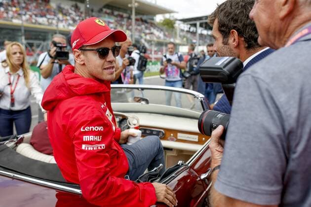 Motorsports: FIA Formula One World Championship, WM, Weltmeisterschaft 2019, Grand Prix of Italy, 5 Sebastian Vettel (GER, Scuderia Ferrari Mission Winnow), Monza Italy