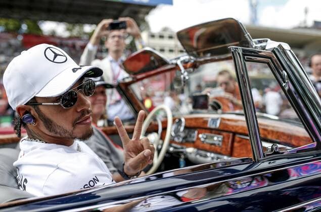 Motorsports: FIA Formula One World Championship, WM, Weltmeisterschaft 2019, Grand Prix of Italy, 44 Lewis Hamilton (GBR, Mercedes AMG Petronas Motorsport), Monza Italy