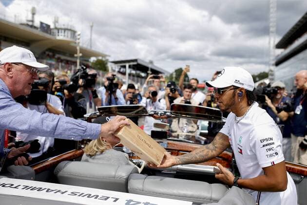 Motorsports: FIA Formula One World Championship, WM, Weltmeisterschaft 2019, Grand Prix of Italy, 44 Lewis Hamilton (GBR, Mercedes AMG Petronas Motorsport), Monza Italy