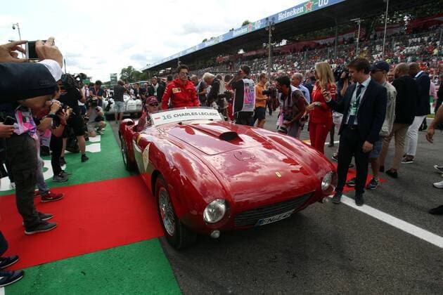 Photo4 LaPresse 08 09 2019 Monza, Italy Grand Prix Formula One Italia 2019 In the pic: Charles Leclerc (MON) Scuderia Ferrari SF90  Copyright: xPhoto4 LaPressex