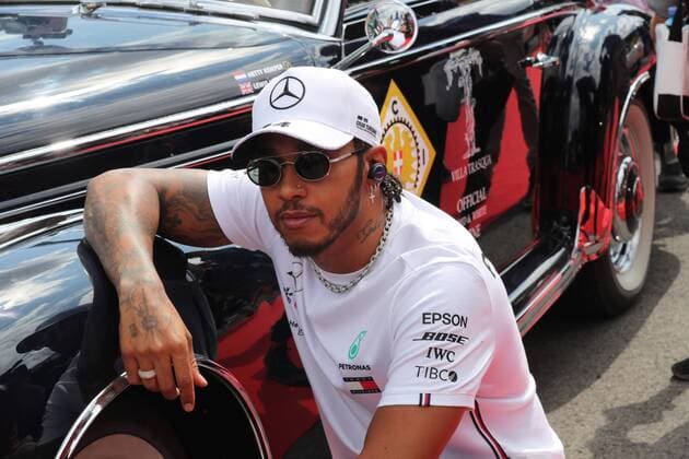 Photo4 LaPresse 08 09 2019 Monza, Italy Grand Prix Formula One Italia 2019 In the pic: Lewis Hamilton (GBR) Mercedes AMG F1 W10  Copyright: xPhoto4 LaPressex