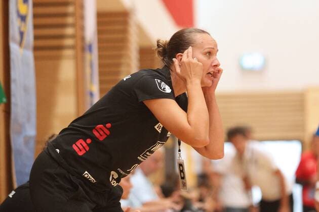 Handball, 2 HBF, HC Leipzig vs. TVB Wuppertal, 08 09 2019 Handball, 2 Bundesliga Women, HBF, Season 2019 2020 HC Leipzig vs. TVB Wuppertal on 08 09 2019 in the Sporthalle Bruederstrasse Leipzig In the picture Trainer Dagmara KOWALSKA TVB Wuppertal Copyright: xBEAUTIFULxSPORTS JanxKaeferx
