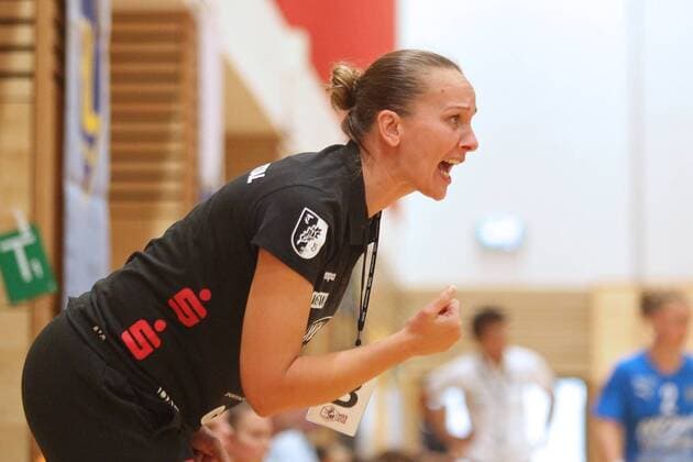 Handball, 2 HBF, HC Leipzig vs. TVB Wuppertal, 08 09 2019 Handball, 2 Bundesliga Women, HBF, Season 2019 2020 HC Leipzig vs. TVB Wuppertal on 08 09 2019 in the Sporthalle Bruederstrasse Leipzig In the picture Trainer Dagmara KOWALSKA TVB Wuppertal Copyright: xBEAUTIFULxSPORTS JanxKaeferx