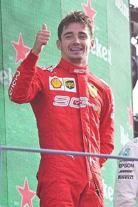 08 09 2019, xekx, Motorsport FIA Formula 1, Grand Prix of Italy Race emspor, 1 place, winner, Charles Leclerc Ferrari DFL DFB REGULATIONS PROHIBIT ANY USE OF PHOTOGRAPHS as IMAGE SEQUENCES and or QUASI VIDEO Monza eel-fotografie Eberhard Krieger