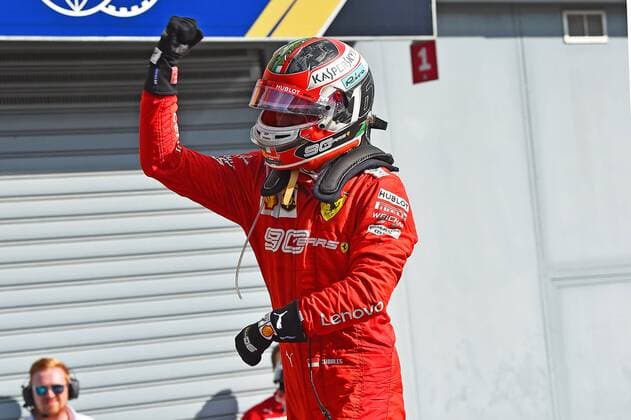 08 09 2019, xekx, Motorsport FIA Formula 1, Grand Prix of Italy Race emspor, 1 place, winner, Charles Leclerc Ferrari DFL DFB REGULATIONS PROHIBIT ANY USE OF PHOTOGRAPHS as IMAGE SEQUENCES and or QUASI VIDEO Monza eel-fotografie Eberhard Krieger