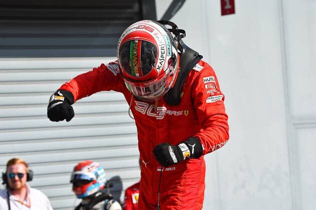 08 09 2019, xekx, Motorsport FIA Formula 1, Grand Prix of Italy Race emspor, 1 place, winner, Charles Leclerc Ferrari DFL DFB REGULATIONS PROHIBIT ANY USE OF PHOTOGRAPHS as IMAGE SEQUENCES and or QUASI VIDEO Monza eel-fotografie Eberhard Krieger