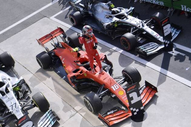 LECLERC Charles F1 Team Scuderia Ferrari Winner F1 Grand Prix of Italy 2019 at Monza on 08 09 2019 at Monza