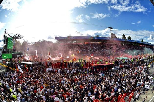 70 years Ferrari, fans, impressions, formula 1 GP, Italy at Monza, 08 09 2019 Photo mspb Jerry Andre Fans, 70 years Ferrari, impressions, formula 1 GP, Italy