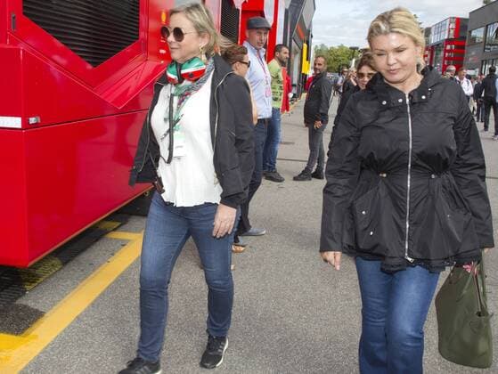 Monza, Italy - September 08, 2019: FIA Formula One World Championship, WM, Weltmeisterschaft Grand Prix of Italy with Corinna Schumacher and Manager Sabine Kehm Monza: FIA Formula One World Championship, Grand Prix of Italy
