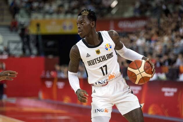 Basketball Shanghai 07 09 2019 FIBA Basketball World Championships World Cup World Championships Germany GER Senegal SEN Dennis Schröder Schroeder Germany, No 17 Schröder Schroder Germany, No 17 Schröder Schroder