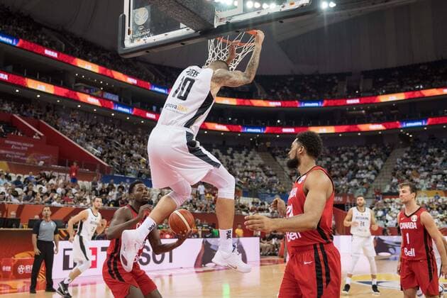 Basketball Shanghai 09 09 2019 FIBA Basketball World Championships World Cup World Championship Germany GER Canada CAN Daniel Theis Germany, No 10