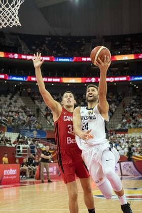 Basketball Shanghai 09 09 2019 FIBA Basketball World Championships World Cup World Championship Germany GER Canada CAN Maximilian Kleber Germany, No 24 WILTJER Kyle Canada, No 33