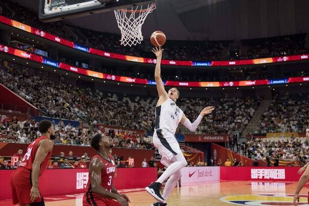 Basketball Shanghai 09 09 2019 FIBA Basketball World Championships World Cup World Championship Germany GER Canada CAN Robin Benzing Germany, No 12