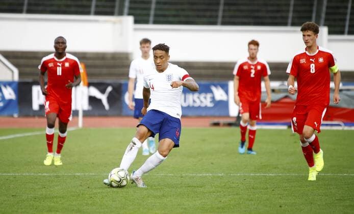 09 09 2019 Basel Football Men Season 2019 2020 International match U 20 Switzerland England In picture 4 Marcus Tavernier GBR Action single picture