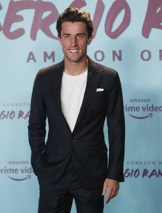 Presentacion del documental de Sergio Ramos en el museo Reina Sofia. En la imagen, Odriozola. Sergio Ramos during the presentation of the documentary about his life at Reina Sofia museum. In this picture, Odriozola. 