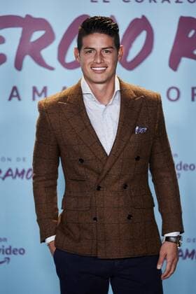 James Rodriguez attends to El Corazon De Sergio Ramos premiere at Reina Sofia Museum in Madrid, Spain. September 10, 2019.  (201909100049)