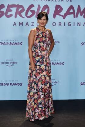 Elena Sanchez attends to El Corazon De Sergio Ramos premiere at Reina Sofia Museum in Madrid, Spain. September 10, 2019.  (201909100039)