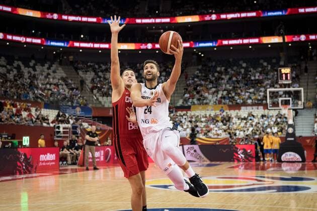 Basketball Shanghai 09 09 2019 FIBA Basketball World Championships World Cup World Championship Germany GER Canada CAN Maximilian Kleber Germany, No 24 WILTJER Kyle Canada, No 33