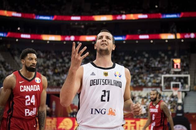 Basketball Shanghai 09 09 2019 FIBA Basketball World Championships World Cup World Championship Germany GER Canada CAN Paul Zipser Germany, No 21