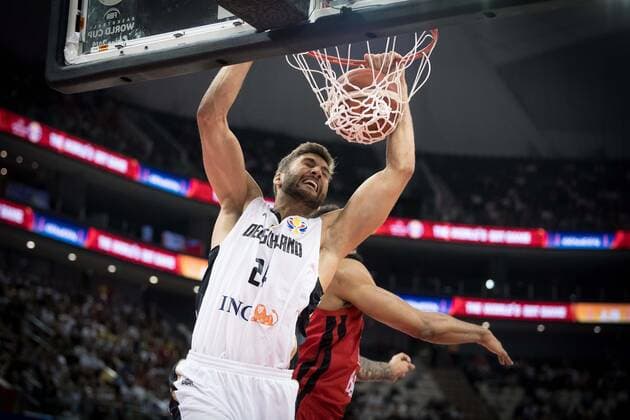 Basketball Shanghai 09 09 2019 FIBA Basketball World Championships World Cup World Championship Germany GER Canada CAN Maximilian Kleber Germany, No 24 BIRCH Khem Canada, No 24 covered