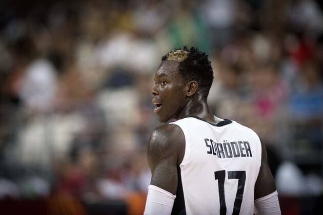 Basketball Shanghai 09 09 2019 FIBA Basketball World Championships World Cup World Championships Germany GER Canada CAN Dennis Schröder Schroeder Germany, No 17 Schröder Schroder
