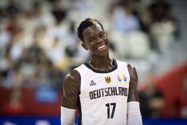 Basketball Shanghai 09 09 2019 FIBA Basketball World Championships World Cup World Championships Germany GER Canada CAN Dennis Schröder Schroeder Germany, No 17 Schröder Schroder
