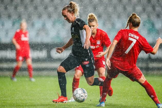 190911 Julia Roddar of Gothenburg during the Champions League match between Kopparbergs Gothenburg and Bayern Munich on September 11, 2019 in Gothenburg Photo Michael Erichsen BILDBYRAN Cop 89 Kopparbergs Gothenburg Gothenburg Bayern Munich Bayern Munich bbeng champions league womens dam football football soccer,  Copyright: MICHAELxERICHSEN BB190911BB153