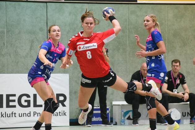 Tessa van Zijl HSG Blomberg Lippe 8 TusSies Metzingen, Handball, HBF, League game, 11 09 2019, Photo TBaur Eibner TusSies Metzingen vs HSG Blomberg Lippe Metzingen Copyright: xEIBNER TobiasxBaurx EP_TBR