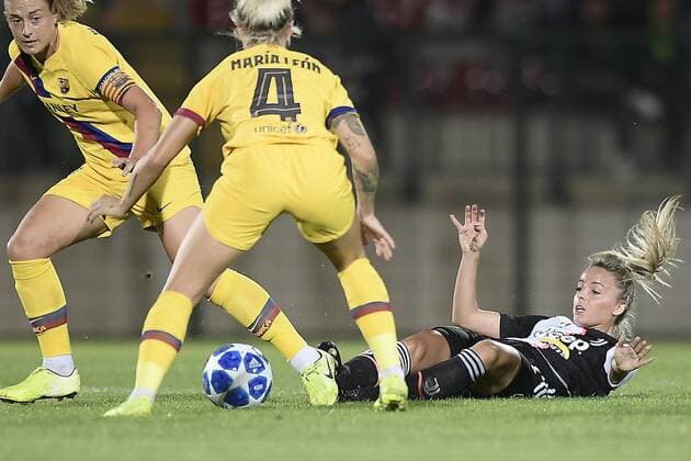 Photo LaPresse - Fabio Ferrari September 11, 2019 Alessandria ( Italy ) Women s Champions League - Juventus Women vs Futbol Club Barcelona - Round of 16 - roundtrip- Giuseppe Mocagatta Stadium of Alessandria. in the pic:Martina Rosucci (Juventus Women)  Copyright: xLaPresse FabioxFerrarix