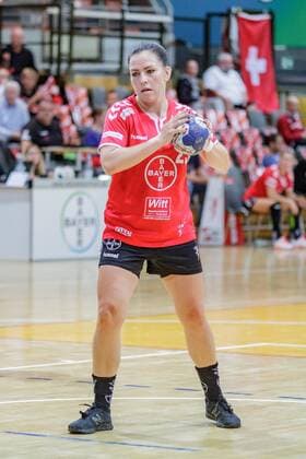 1 Womens Handball Bundesliga, TSV Bayer 04 Leverkusen Neckarsulmer SU, Leverkusen, 11 9 2019 Svenja Huber TSV Bayer 04 Leverkusen, TSV Bayer 04 Leverkusen Neckarsulmer SU on 11 9 2019 in the Ostermann Arena, Leverkusen Copyright: xBEAUTIFULxSPORTS MarcxJungex