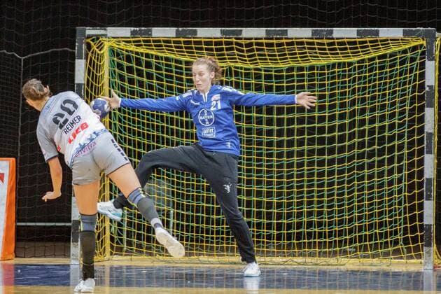 1 Womens Handball Bundesliga, TSV Bayer 04 Leverkusen Neckarsulmer SU, Leverkusen, 11 9 2019 Nele Kurzke TSV Bayer 04 Leverkusen Nele Reimer Neckarsulmer SU, TSV Bayer 04 Leverkusen Neckarsulmer SU on 11 9 2019 in the Ostermann Arena, Leverkusen Copyright: xBEAUTIFULxSPORTS MarcxJungex