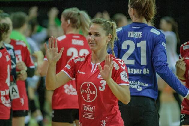 1 Women Handball Bundesliga, TSV Bayer 04 Leverkusen Neckarsulmer SU, Leverkusen, 11 9 2019 Civilian Jurgutyte TSV Bayer 04 Leverkusen, TSV Bayer 04 Leverkusen Neckarsulmer SU on 11 9 2019 in the Ostermann Arena, Leverkusen Copyright: xBEAUTIFULxSPORTS MarcxJungex