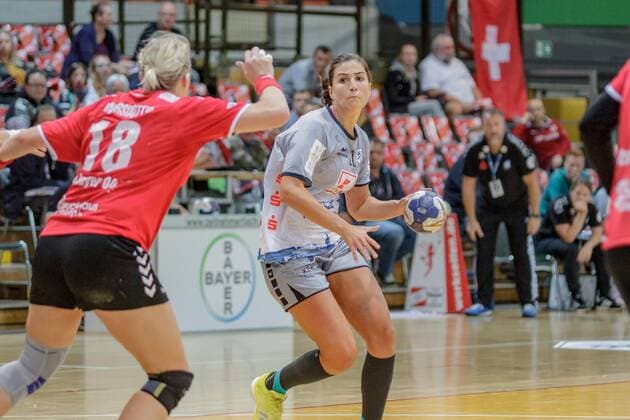 1 Womens Handball Bundesliga, TSV Bayer 04 Leverkusen Neckarsulmer SU, Leverkusen, 11 9 2019 Irene Espinola Perez Neckarsulmer SU, TSV Bayer 04 Leverkusen Neckarsulmer SU on 11 9 2019 in the Ostermann Arena, Leverkusen Copyright: xBEAUTIFULxSPORTS MarcxJungex