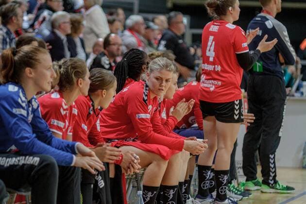 1 Womens Handball Bundesliga, TSV Bayer 04 Leverkusen Neckarsulmer SU, Leverkusen, 11 9 2019 Team TSV Bayer 04 Leverkusen, TSV Bayer 04 Leverkusen Neckarsulmer SU on 11 9 2019 in the Ostermann Arena, Leverkusen Copyright: xBEAUTIFULxSPORTS MarcxJungex