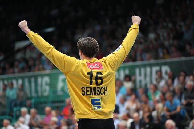 Malte Semisch TSV GWD Minden 16 GER, Handball, 1 Bundesliga, TSV GWD Minden against Die Eulen Ludwigshafen, 12 09 2019 Minden Copyright: xEIBNER JanxStrohdiekx EP_JSK